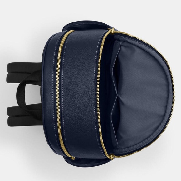 Coach Court Backpack Signature Denim Pebbled Leather w/ Cherry Charm CZ778 NWT - Picture 15 of 16